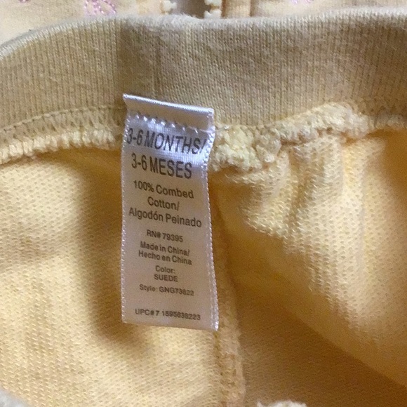 GEORGE Infants 3 piece outfit for fall 3-6 months yellow - Picture 4 of 10